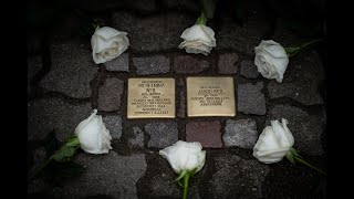 Ceremony to lay Stolpersteine – Stumbling Stones for Wilhelmina and Jakob Weil