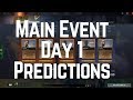 DOTA 2 PLAYER PREDICTION MAIN EVENT DAY 1 - TI8