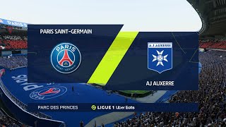 Paris Saint-Germain vs Auxerre | Parc des Princes | 2022-23 Ligue 1 | FIFA 23