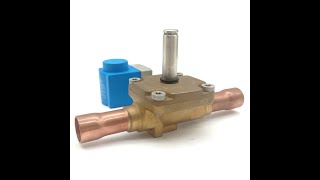 7/8'' Solder EVR 20 NC Danfoss Type Refrigeration Refrigerant Solenoid Valve 032F1240 032L1240