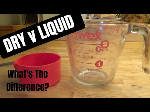 What is the difference between plastic and glass measuring cups?