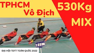 Nhấn chìm chủ nhà, TPHCM giữ ngôi vương kéo co 530kg mix Đại Hội TDTT Toàn Quốc 2022