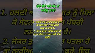 ਛੋਟੇ ਛੋਟੇ ਬੜੇ ਕੰਮ ਦੇ ਘਰੇਲੂ ਨੁਸਖੇ | punjabi quotes | quotes in punjabi | motivational quotes |