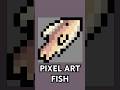 Learn How To Pixel Art in 30s or Less! Draw A Fish #pixelart #devlog