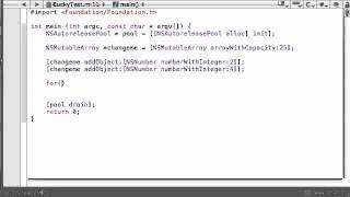 Objective C Programming Tutorial 58 Mutable Arrays YouTube
