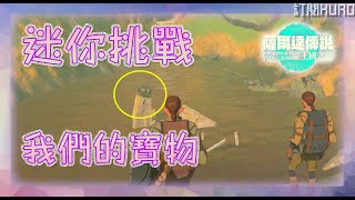 《switch》薩爾達傳說～王國之淚～迷你挑戰「我們的寶物」～這個是挑戰嗎XD