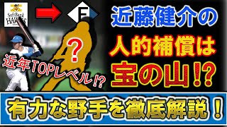 【近年ＴＯＰレベル！？】日本ハムからソフトバンクへ移籍した『近藤健介』の人的補償は宝の山！？プロテクト当落線上と見られる有力な野手を徹底解説！