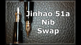 Swapping the Nib on a Jinhao 51A: Non-hooded Version