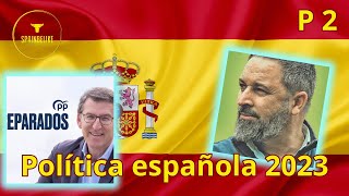 Política española 2023 Programa de lectura de PP y VOX