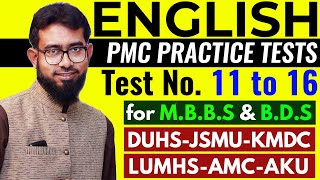 MDCAT English (PMC Practice Test 11 to 16)