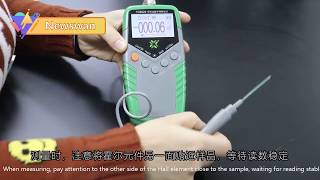 Handheld Gaussmeter EMF Tesla Tester Permanent Magnet Surface Magnetic Field Tester 0-2000mT