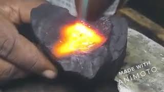 தங்கம் உருக்கும் முறை பாரம்பரிய முறையில்  - Gold Melting and Mining in Traditional Method -Animoto