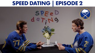 "I Only Know Tomato And Alfredo" | Jack Quinn and JJ Peterka Go Speed Dating | Buffalo Sabres