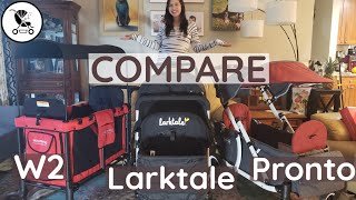 COMPARE: Larktale Caravan, Pronto One \u0026 Wonderfold W2 Stroller Wagon