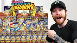 Opening Every Pokemon Surging Sparks Pack I Could Find!