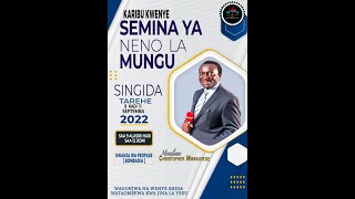 MWL, CHRISTOPHER MWAKASEGE: SEMINA SINGIDA  { DAY 2 TAR 9 SEPTEMBA 2022 }