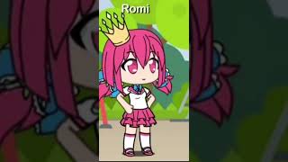 I made princess Romi in Gacha life