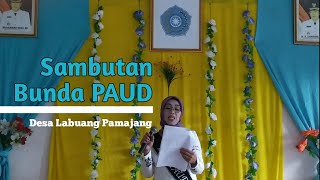 Video Sambutan Bunda PAUD Desa Lab. Pamajang Kec. Pasimasunggu