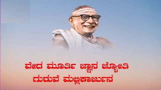 ವೇದ ಮೂರ್ತಿ ಜ್ಞಾನ ಜ್ಯೋತಿ ಗುರುವೆ ಮಲ್ಲಿಕಾರ್ಜುನ ಭಕ್ತಿ ಗೀತೆ....