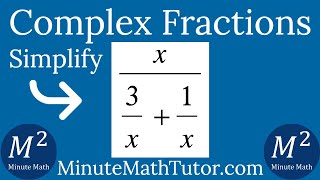 Simplify x/(3/x+1/x)