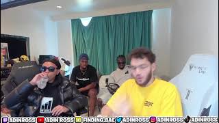 Cordae freestyles on twitch with Adin Ross pt 1