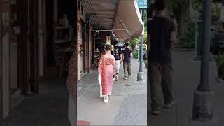 Walking Around Bangkok in Traditional Thai Costumes