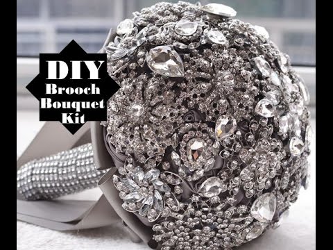 Easy How To DIY Brooch Bouquet Kit Low Cost No Wires Wedding Project Easy How To DIY Brooch Bouquet Kit Low Cost No Wires Wedding Project