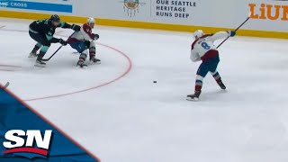 Avalanche's Makar Absolutely Lets It Rip Right Off The Faceoff To Build On Lead