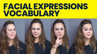 Facial Expressions Ki Vocabulary | Daily Use English Words | English Speaking Practice #shorts