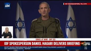 🔴 LATEST UPDATES ON ISRAEL AT WAR | DAY 213