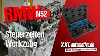 Steuerzeiten Steuerkette einstellen mit Variablen Nockenwelleversteller am BMW mit N52 Motor Code