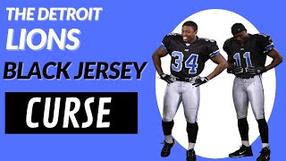 The Black Detroit Lions Jersey: They're tainted!