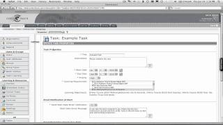 CentreLearn LMS - Creating a task