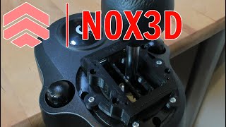 NOX3D Logitech Gear Shift Mod [REVIEW] 💪STRONGER TACTILE💪 Shifts! [SIM RACING HARDWARE]
