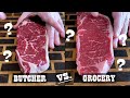 Grocery Store vs  Butcher Shop Steak - Steak Experiments