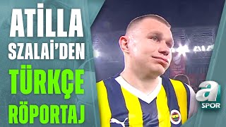 Fenerbahçe 2-0 Başakşehir Atilla Szalai Maç Sonu Röportajı / A Spor / Türkiye'nin Kupası /11.06.2023
