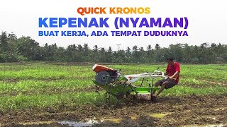 TRAKTOR NYAMAN ADA TEMPAT DUDUKNYA | ROTARY QUICK KRONOS SAMPAI DI CILACAP