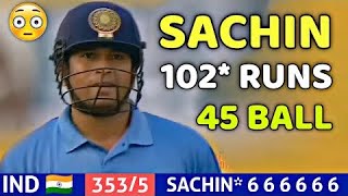 India vs New Zealand 2003 TVS cup Highlights- SACHIN 102 Century vs NZ- Most SHOCKING Batting 🔥😱
