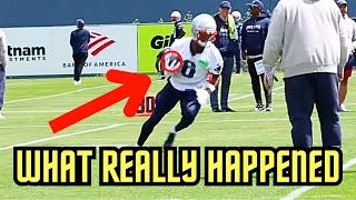 Javon Baker CRUSHING Drills At New England Patriots Rookie Camp - NASTY Route Ru