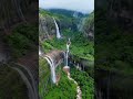 devkund waterfall.. andharban .. tamhini ghat drone view.. nature ghat travel