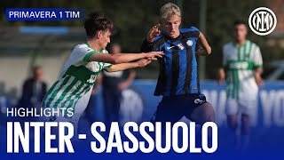 INTER 0-1 SASSUOLO | U19 HIGHLIGHTS | CAMPIONATO PRIMAVERA 1 TIM 22/23 ⚽⚫🔵