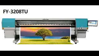 FYUNION Challenger UV Roll to Roll Printer FY-3208TU PVC Soft Film Printing Vinyl Printing