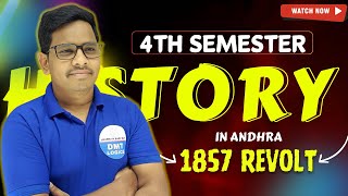 4th sem History | 1857 Revolt in Andhra  | Unit-2 || History \u0026 Culture of Andhra