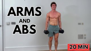 Quick Arm Pump And Abs Routine | 20 Min Workout At Home