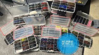 Bait Room Set-Up Part 13 - PowerTeam Lures \u0026 Berkley Baits!