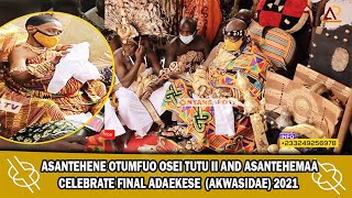 FULL VIDEO| ASANTEHENE OTUMFUO OSEI TUTU II \u0026 ASANTEHEMAA CELEBRATE FINAL ADAEKESE (AKWASIDAE) 2021