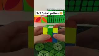 3x3 Spiral pattern tutorial #cubber #rubikscube #cubing #pattern #3x3