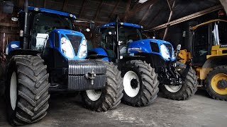 5x NewHolland ☆ Z kamerą po Gospodarstwie #1 na Kaszubach ㋡  MafiaSolec