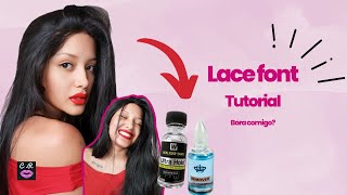 COMO COLAR LACE SOZINHA - FRONT LACE /COLA ULTRA HOLD