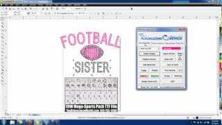 TRW Mega-Sport Pack TTF True Type Font Tutorial THe Rhinestone World